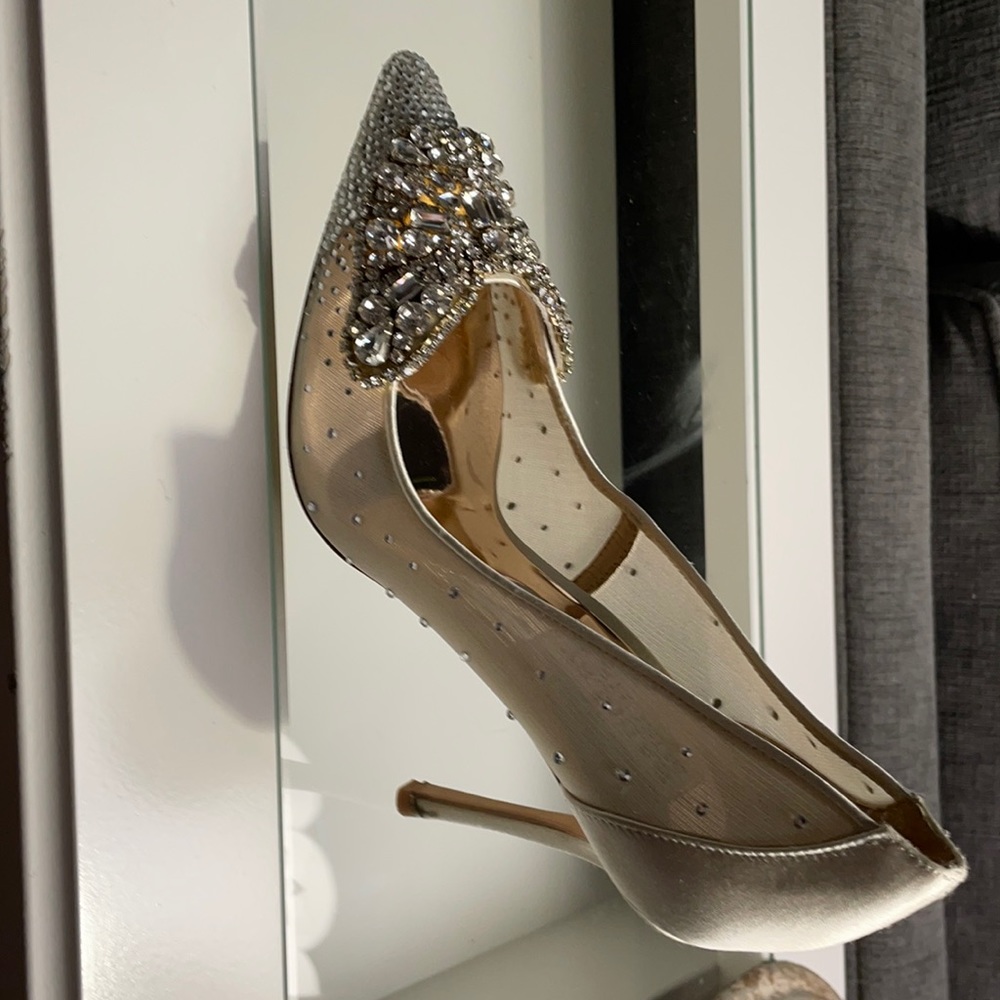 Badgley mischka heels Size 5.5 Worn once